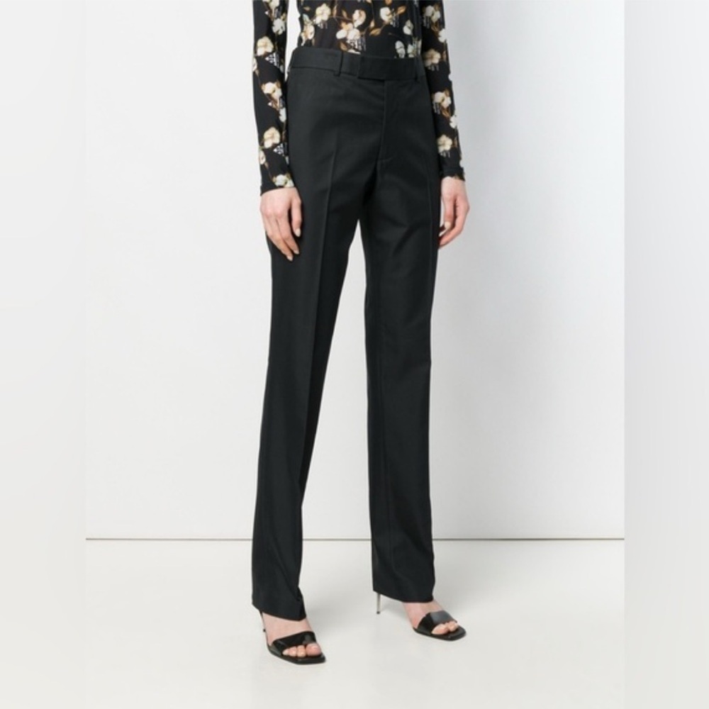NWT $485 Helmut Lang Italian Fine Suiting Straight Leg Pant Sz 10
